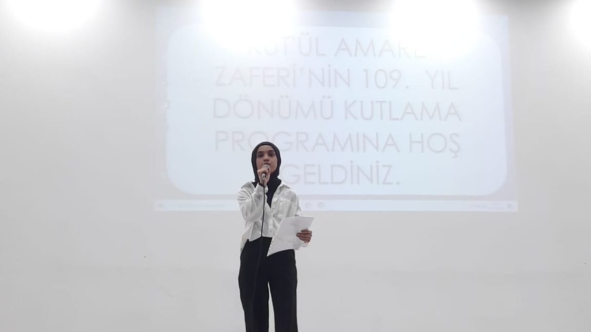 KUT'ÜL AMARE ZAFERİNİN 109. YILI KUTLAMA PROGRAMI